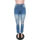 Fashion Women Stretch Slim-Fit Ripped Jeans