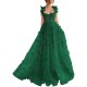 Women Elegant Lace Slit Party Dress