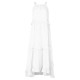 Summer Women Loose Casual Solid Color Ruffled Sleeveless Maxi Dress