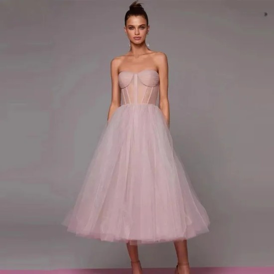 Women Elegant Lace Tube For Party Dress