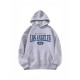 Casual Fashion Printed Loose Fleece-Lined Hoodie