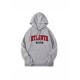 Casual Fashion Printed Loose Fleece-Lined Hoodie