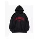 Casual Fashion Printed Loose Fleece-Lined Hoodie