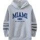 Casual Fashion Printed Loose Fleece-Lined Hoodie