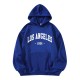 Casual Fashion Printed Loose Fleece-Lined Hoodie