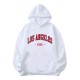 Casual Fashion Printed Loose Fleece-Lined Hoodie