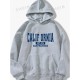 Casual Fashion Printed Loose Fleece-Lined Hoodie