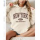 Casual Fashion Printed Loose Fleece-Lined Hoodie