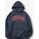 Casual Fashion Printed Loose Fleece-Lined Hoodie