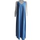 S-5XL Women Solid Color Sleeveless V-neck Maxi Dress