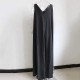 S-5XL Women Solid Color Sleeveless V-neck Maxi Dress