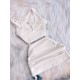 Women Fashion Casual Tank Top Drawstring Tight Mini Skirt Set
