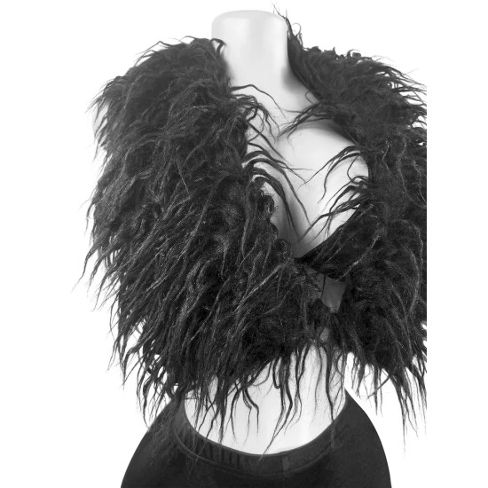 Fashion Women Sexy Nightclub Halter Neck Feather Top Satin Shorts Two-Piece Set