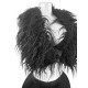 Fashion Women Sexy Nightclub Halter Neck Feather Top Satin Shorts Two-Piece Set