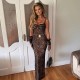 Summer Women Fashion Sexy Lace Sling Party Dress