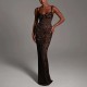 Summer Women Fashion Sexy Lace Sling Party Dress