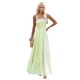 Women Casual Vacation Solid Color Pleated Sleeveless Loose Dress