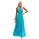 Women Casual Vacation Solid Color Pleated Sleeveless Loose Dress