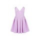 Women Elegant Solid Color Strapless Puffy Party Dress