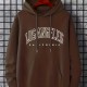 Women Casual Letter-Print Loose Hoodie
