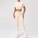 Yoga Quick-Drying Tight Short-Sleeved Sports Fitness Set