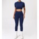 Yoga Quick-Drying Tight Short-Sleeved Sports Fitness Set
