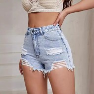 Women Fashion Ripped Denim Shorts Women Fashion Ripped Denim Shorts