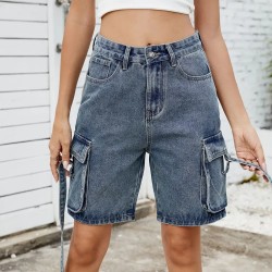 Women Summer Street Denim Shorts