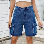 Women Summer Street Denim Shorts Women Summer Street Denim Shorts
