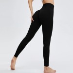 Women Fashion Solid Color High Waist Seamless Yoga Pants
