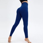 Women Fashion Solid Color High Waist Seamless Yoga Pants