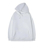 Simple Solid Color Loose Hoodie