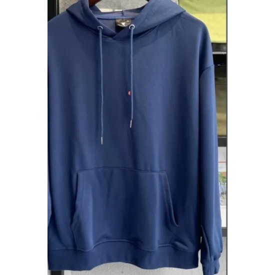 Simple Solid Color Loose Hoodie