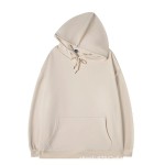 Simple Solid Color Loose Hoodie