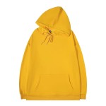 Simple Solid Color Loose Hoodie