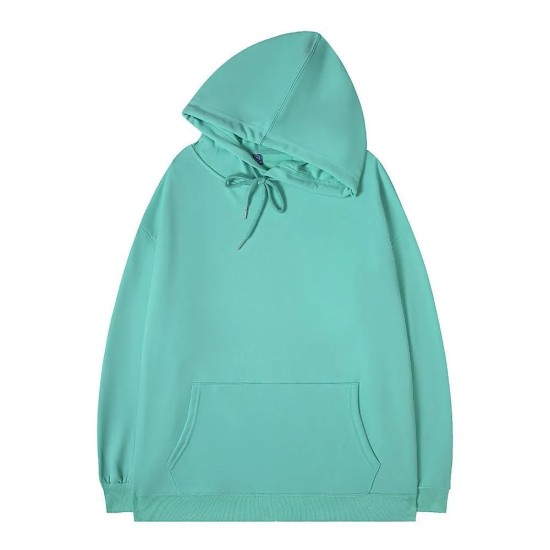 Simple Solid Color Loose Hoodie