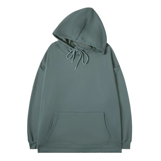 Simple Solid Color Loose Hoodie