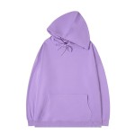 Simple Solid Color Loose Hoodie