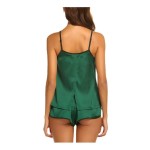 Women Simple Solid Color Pajamas Two-Piece Set Women Simple Solid Color Pajamas Two-Piece Set