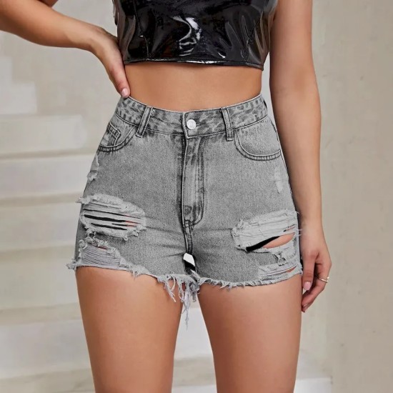 Women Fashion Rave Denim Shorts Women Fashion Rave Denim Shorts