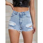 Women Fashion Rave Denim Shorts Women Fashion Rave Denim Shorts