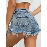 Women Sexy Rupped Denim Shorts Women Sexy Rupped Denim Shorts