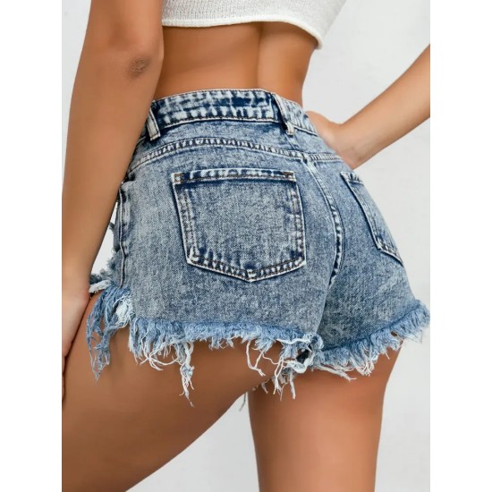 Women Sexy Rupped Denim Shorts Women Sexy Rupped Denim Shorts