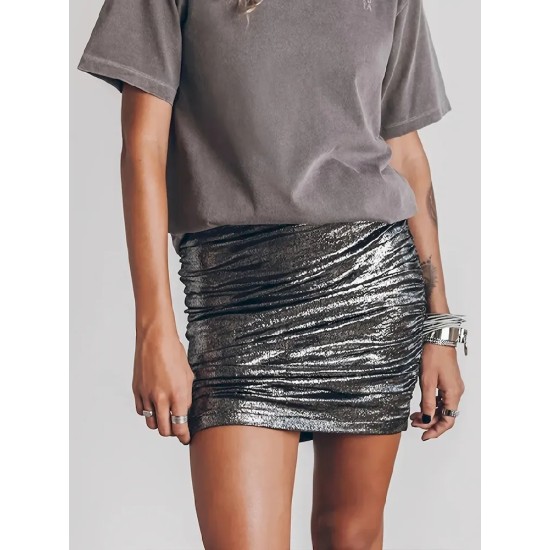 Summer Fashion Slim Stretch Pleated Skirt Summer Fashion Slim Stretch Pleated Skirt