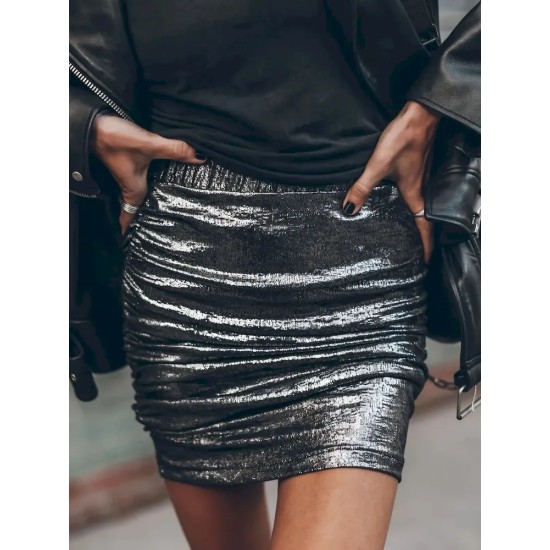 Summer Fashion Slim Stretch Pleated Skirt Summer Fashion Slim Stretch Pleated Skirt