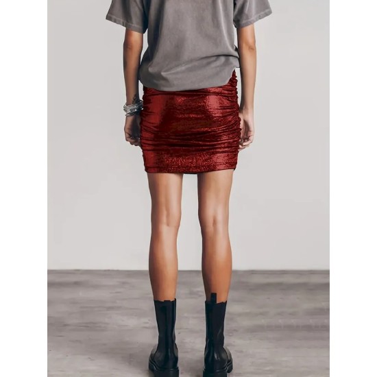 Summer Fashion Slim Stretch Pleated Skirt Summer Fashion Slim Stretch Pleated Skirt