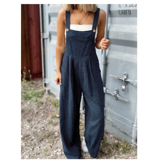 Women Casual Printed Wide-Leg Jumpsuits